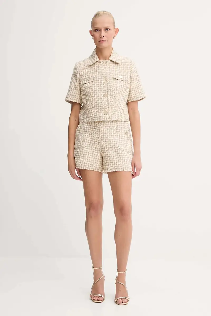 camicia donna colore beige VENU.F miniatura 2