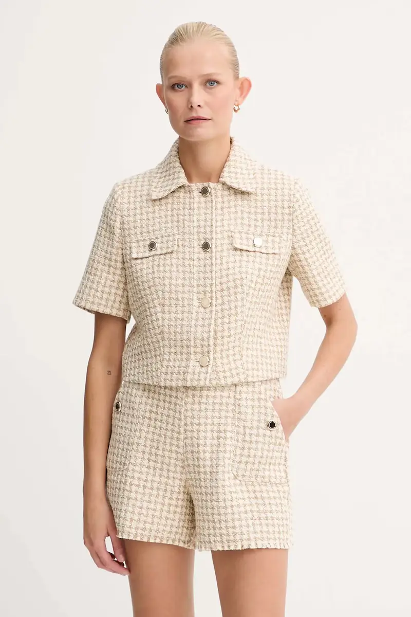 camicia donna colore beige VENU.F