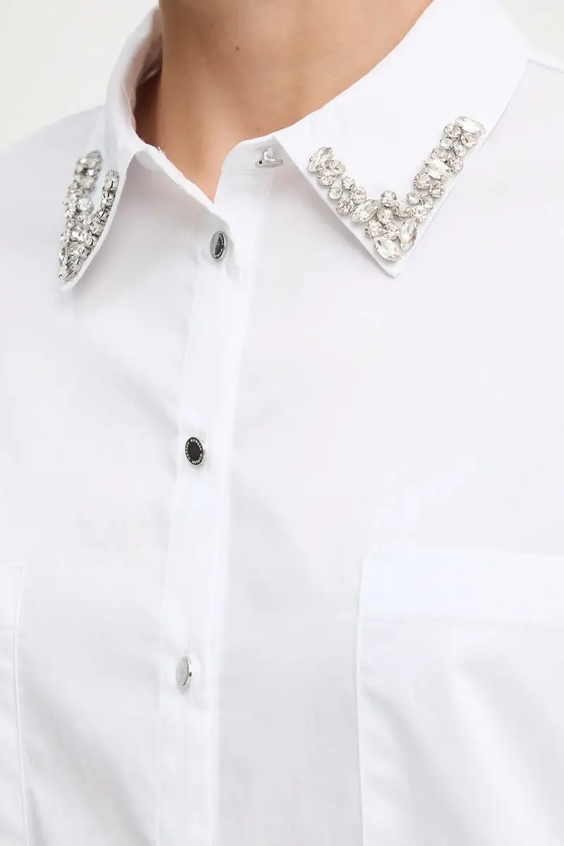 camicia donna colore bianco CRISTO miniatura 5
