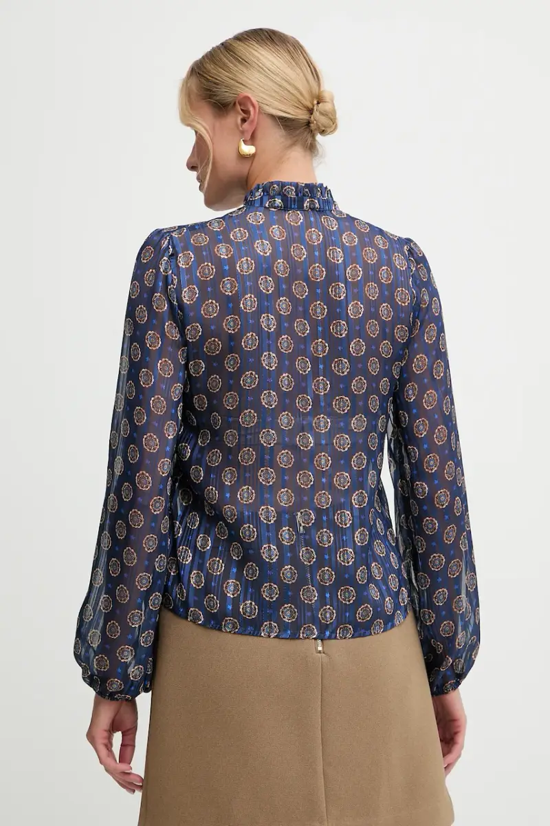 camicia donna colore blu CLAVI.F Blu navy miniatura 3