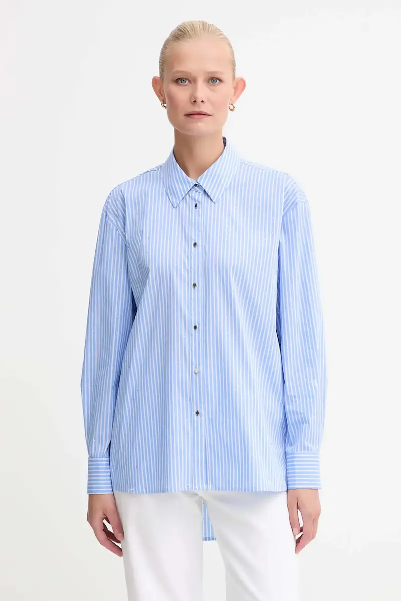 camicia donna colore blu CRAY