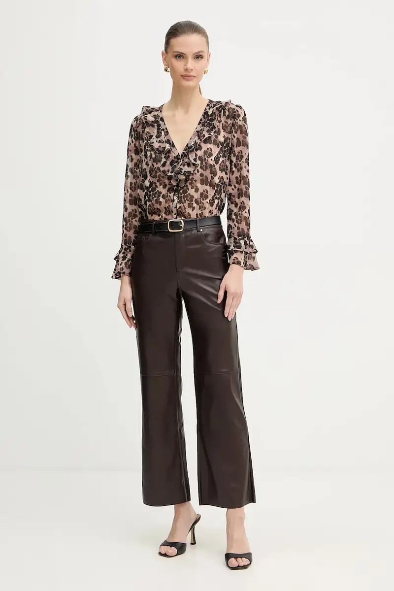 camicia donna colore marrone CLEOL.F miniatura 2