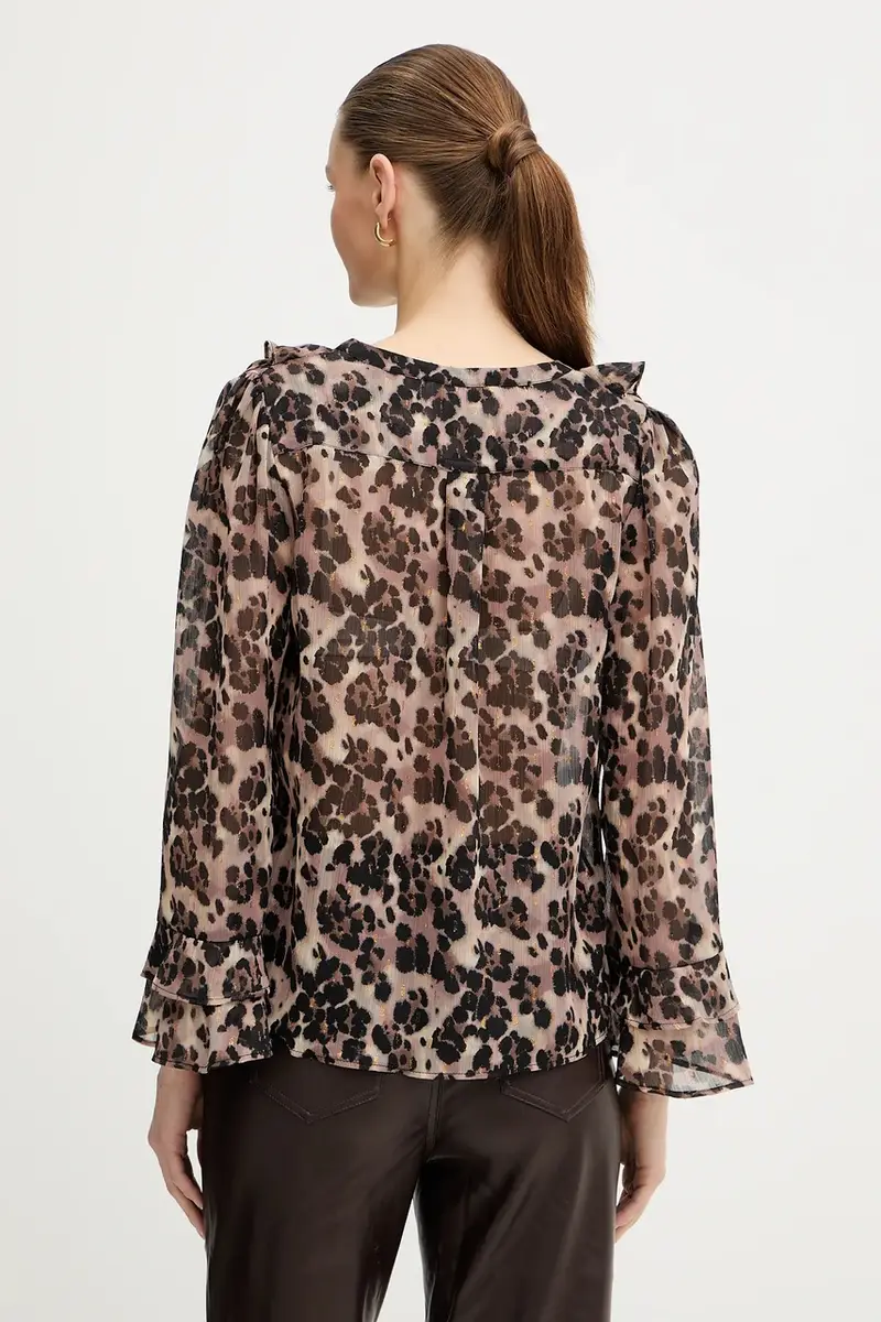 camicia donna colore marrone CLEOL.F miniatura 3