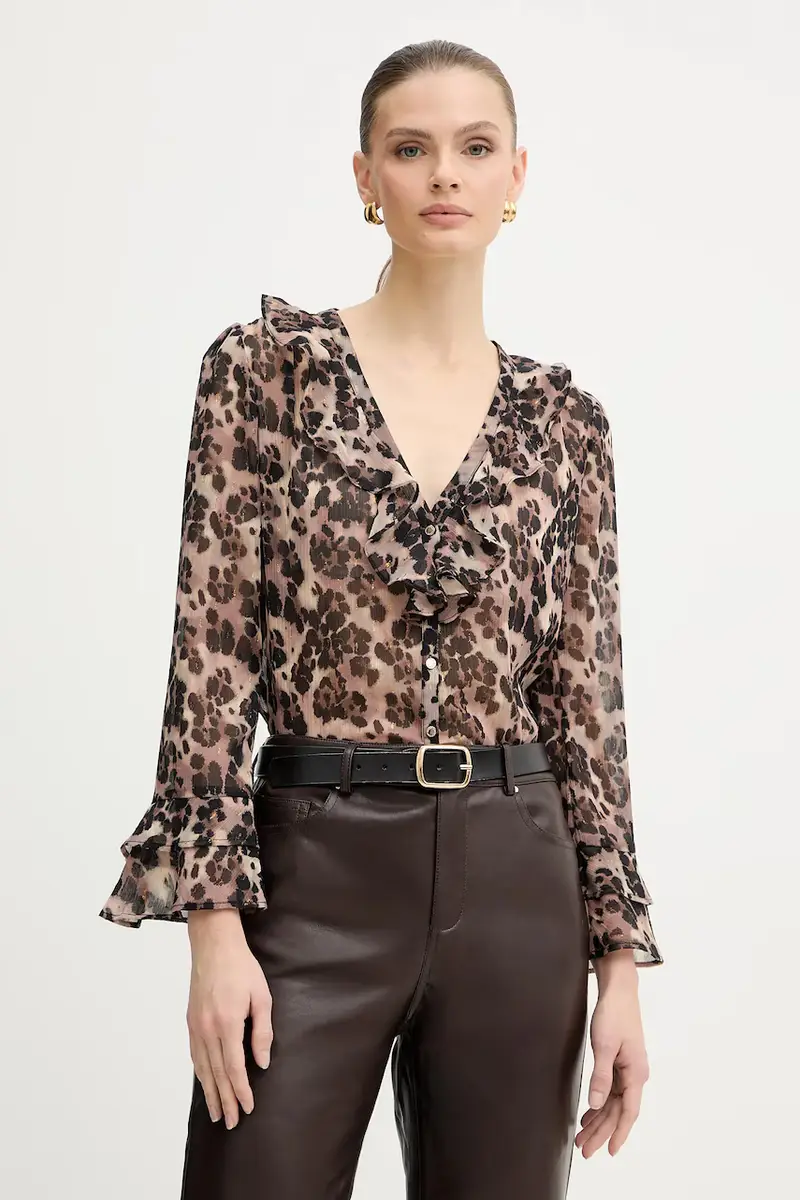 camicia donna colore marrone CLEOL.F