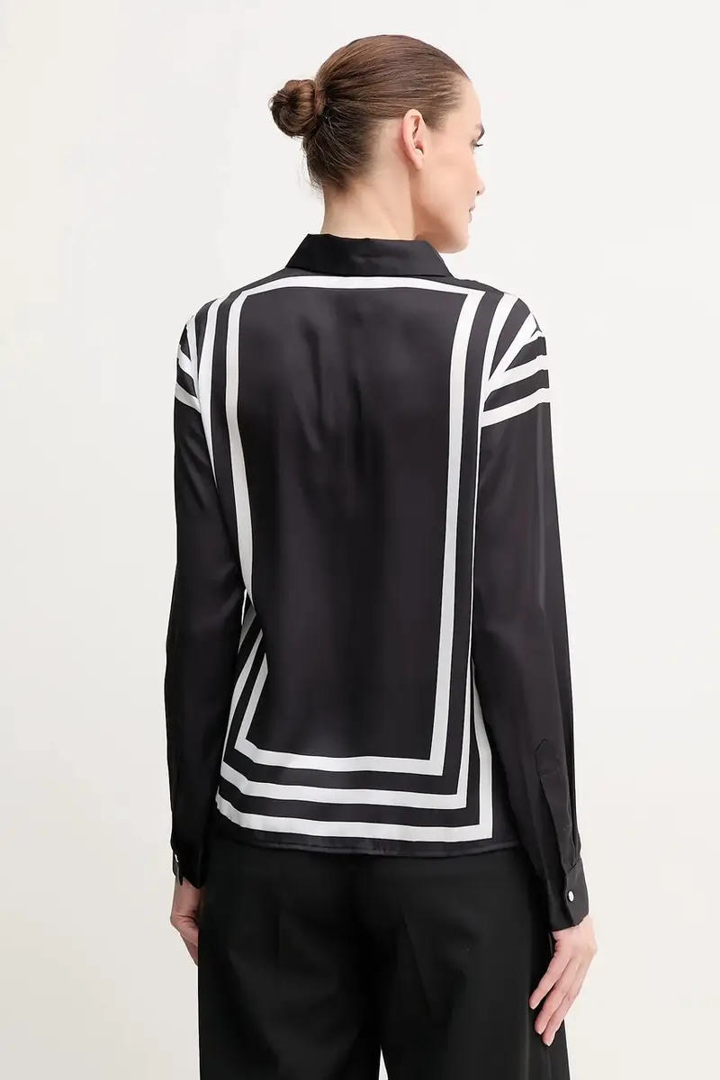 camicia donna colore nero CLINE miniatura 3