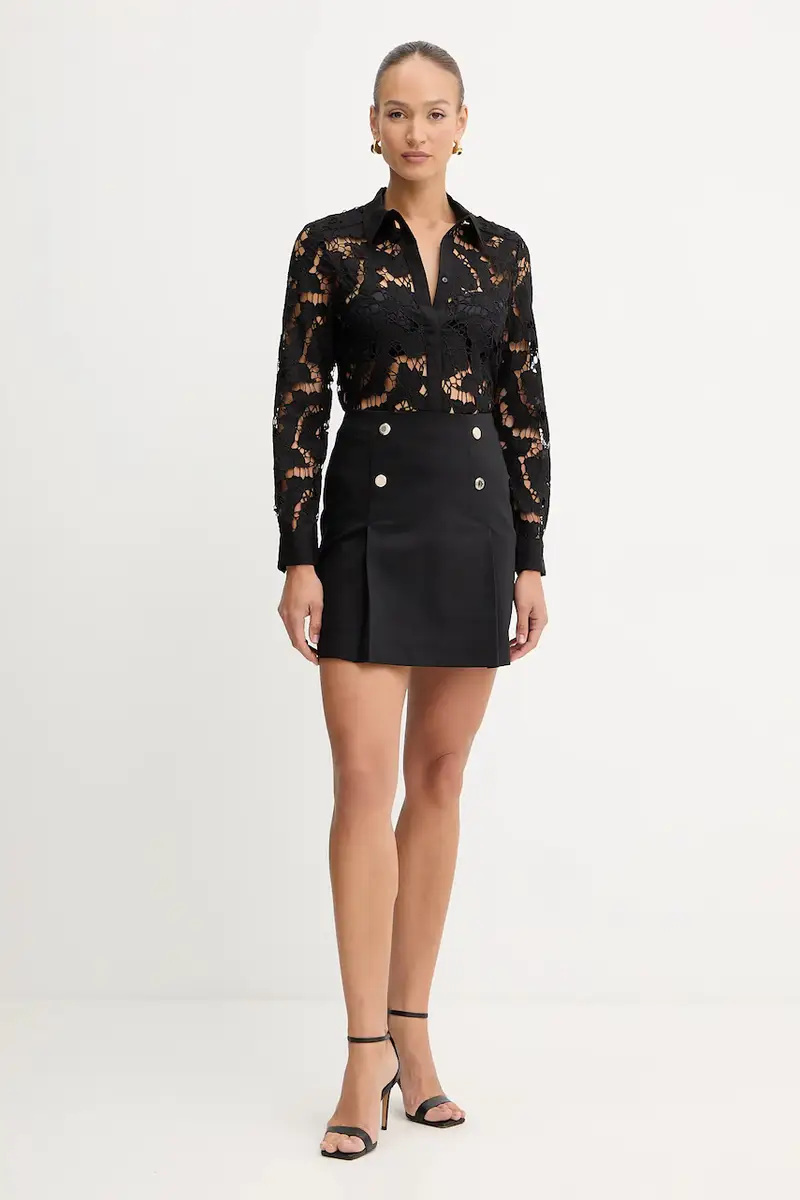 camicia donna colore nero COCONU miniatura 2