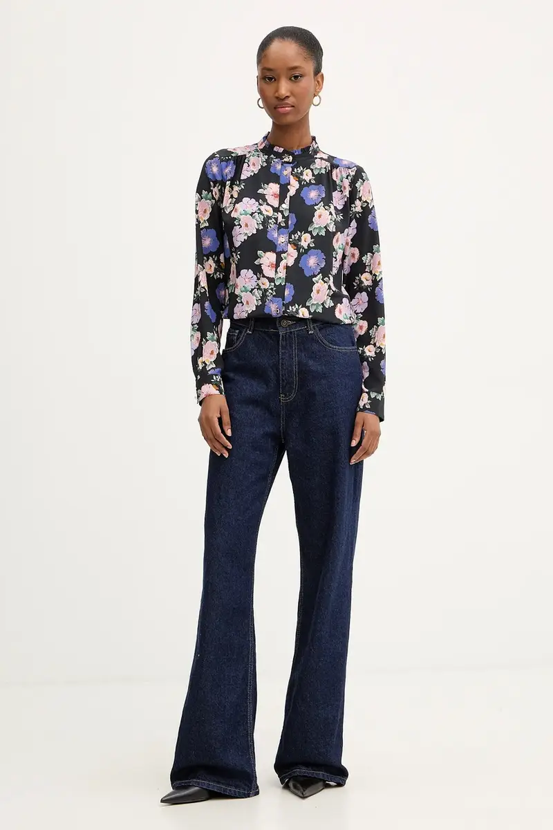 camicia donna colore nero COLIE.F miniatura 2