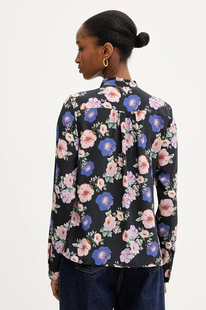 camicia donna colore nero COLIE.F miniatura 3