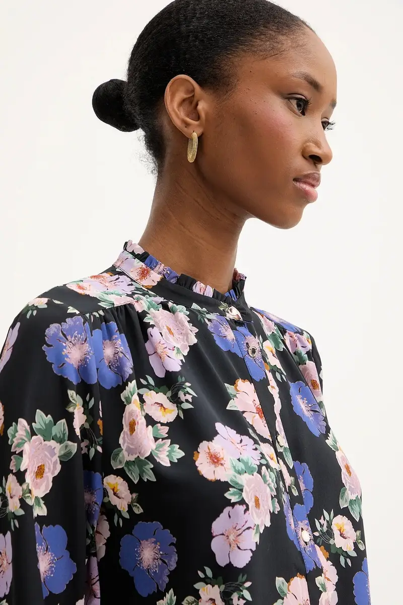 camicia donna colore nero COLIE.F miniatura 4