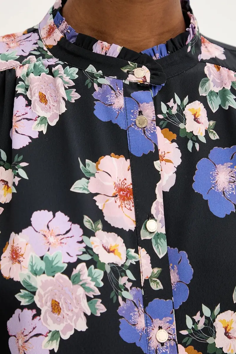 camicia donna colore nero COLIE.F miniatura 5