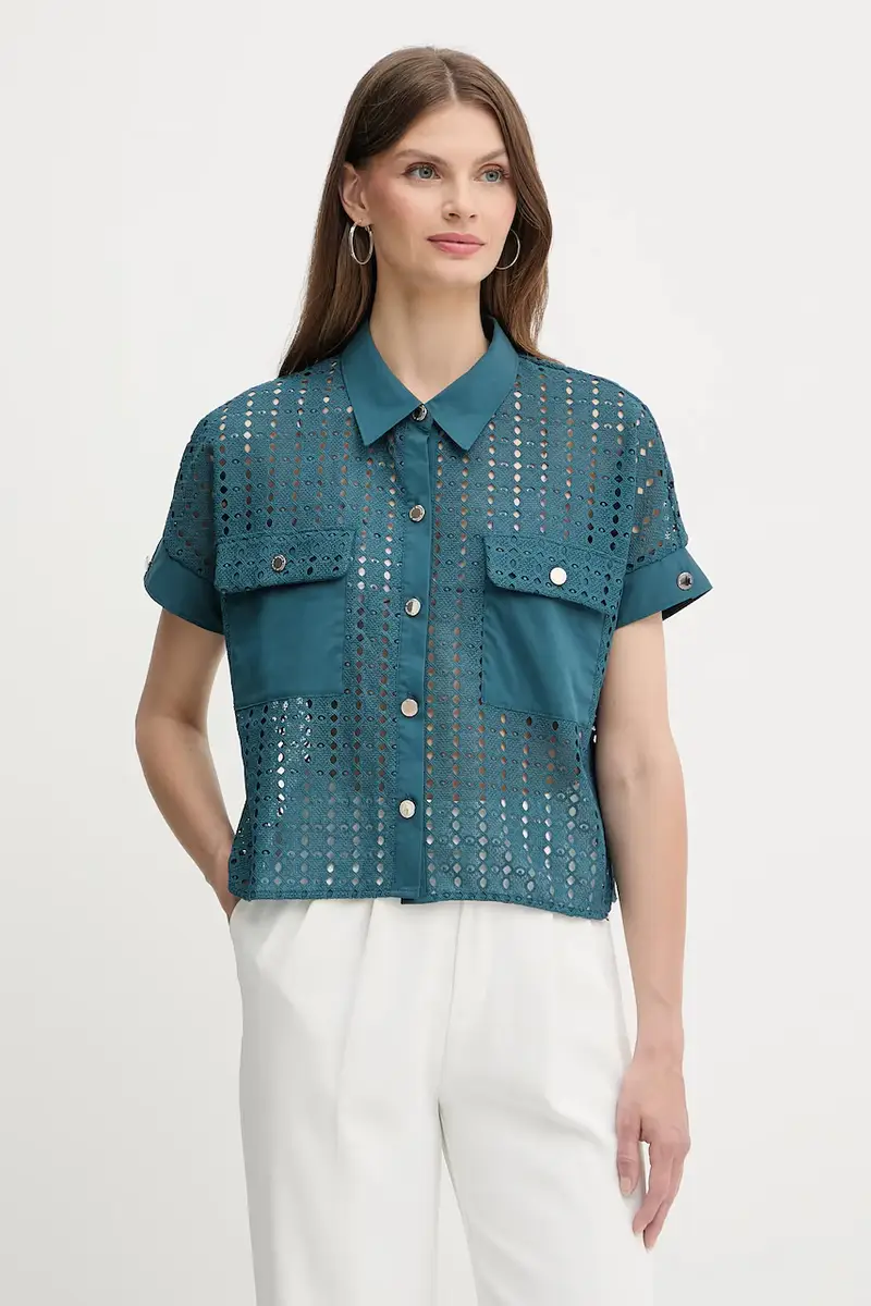 camicia donna colore verde CITILI Turchese
