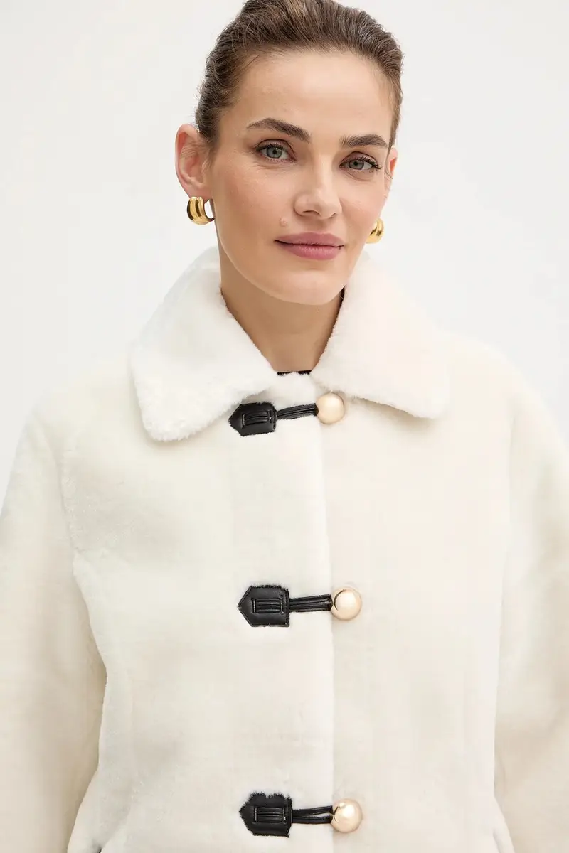 cappotto colore beige GSIXTY miniatura 4