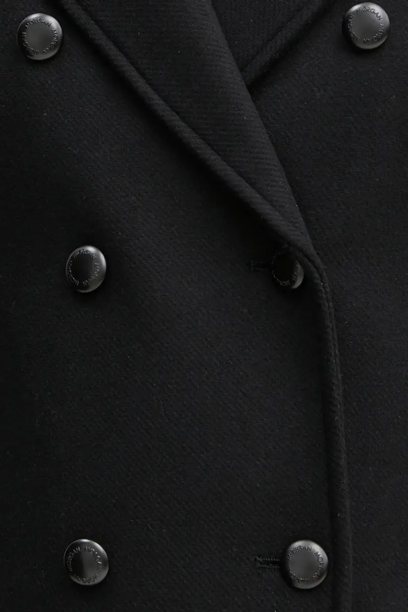 cappotto con aggiunta di lana GMIDI colore nero GMIDI miniatura 5