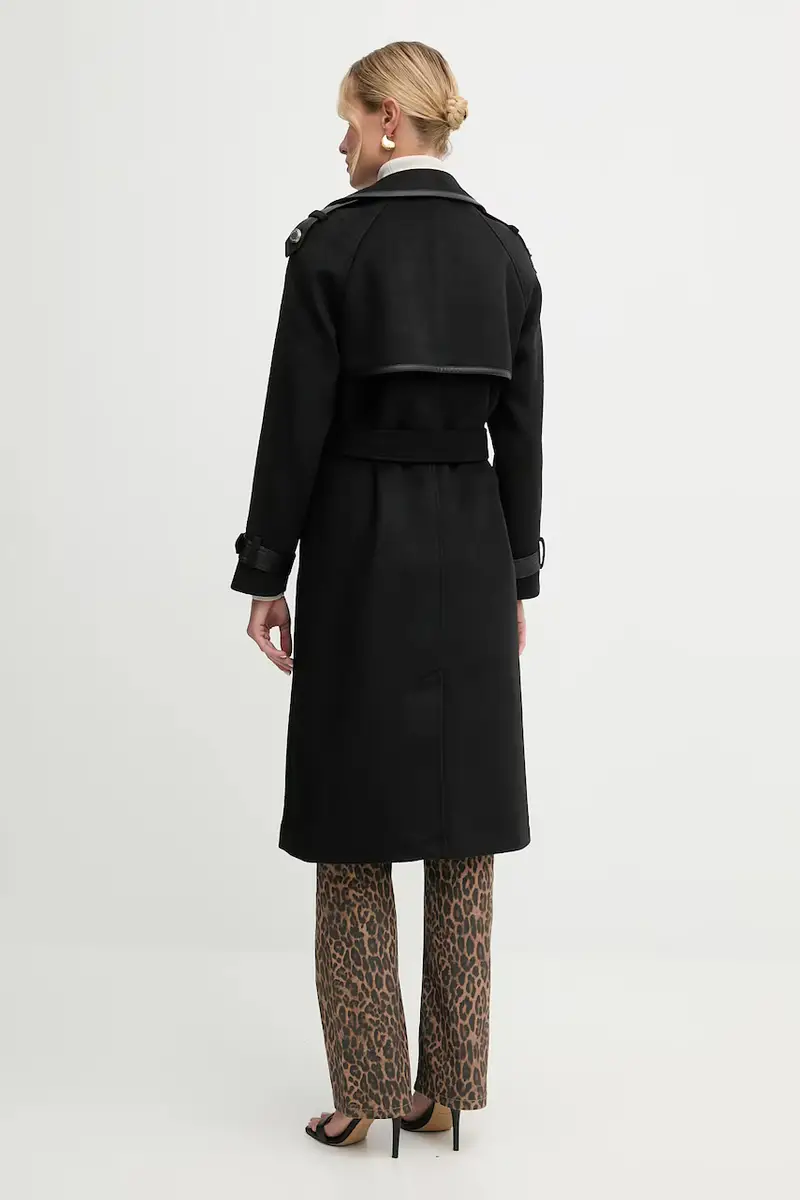 cappotto con lana colore nero GPLAY miniatura 3