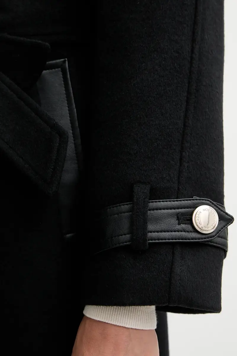 cappotto con lana colore nero GPLAY miniatura 5