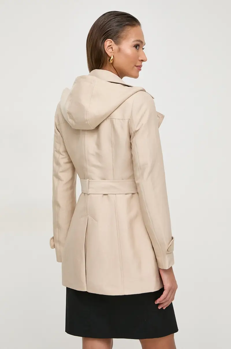 cappotto donna colore beige miniatura 3
