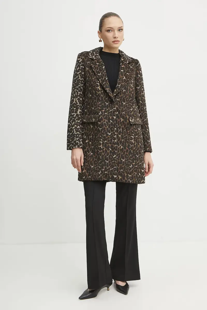 cappotto GELEO donna colore marrone GELEO miniatura 2