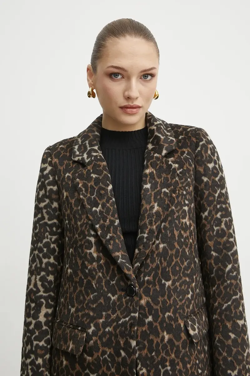 cappotto GELEO donna colore marrone GELEO miniatura 4