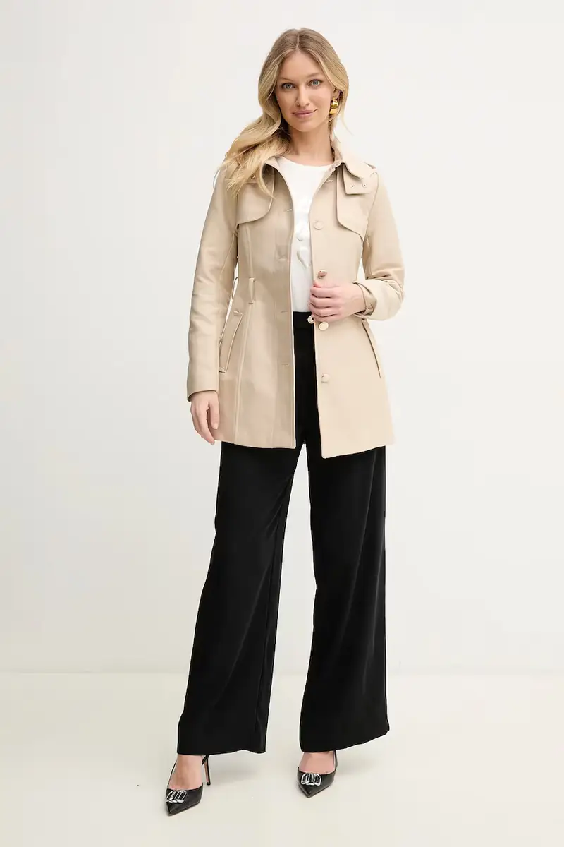 cappotto GSOLAM donna colore beige GSOLAM miniatura 2