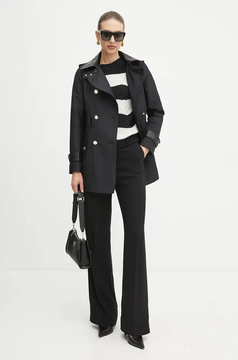 cappotto GZIMA donna colore nero GZIMA miniatura 2