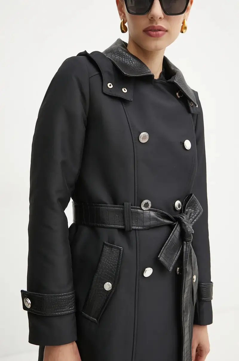 cappotto GZIMA donna colore nero GZIMA miniatura 4