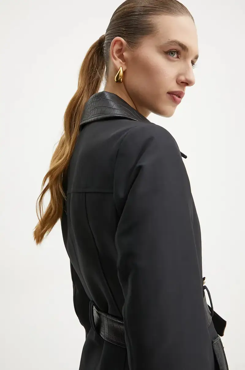 cappotto GZIMA donna colore nero GZIMA miniatura 5