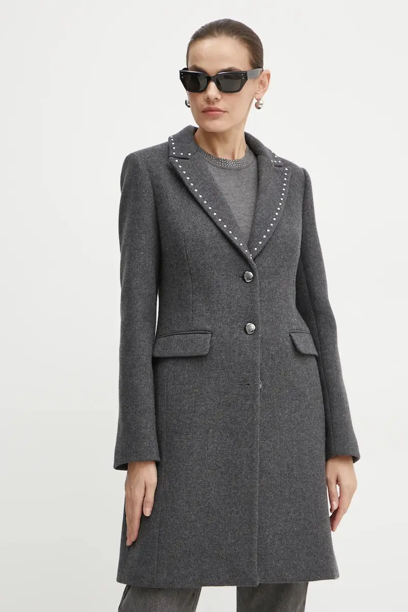 cappotto in lana GLAM colore grigio GLAM