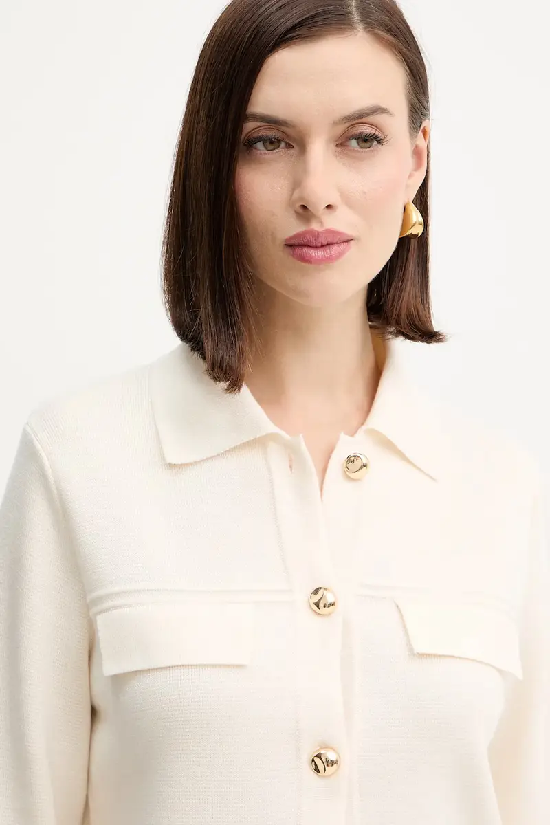 Morgan Cardigan Donna Beige 3574411 miniatura 4