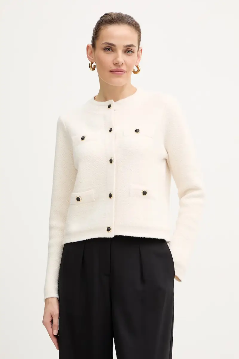 Morgan Cardigan Donna Beige 3840388