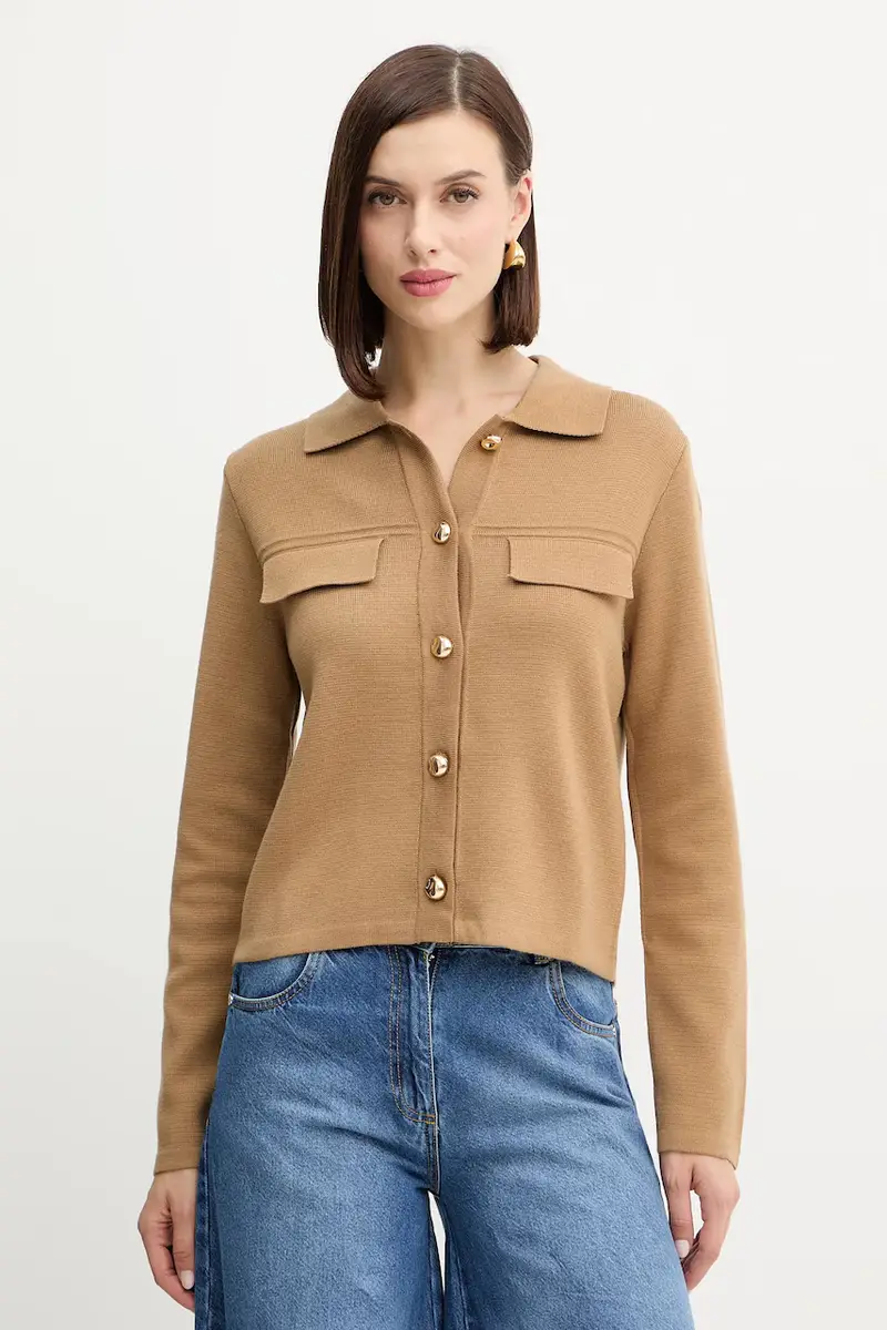 Morgan Cardigan Donna Marrone 3619865