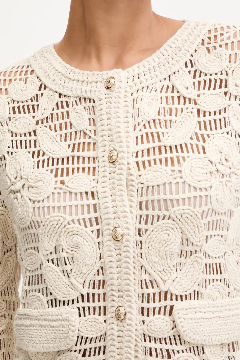 Morgan Cardigan Donna Beige 3123523 miniatura 5