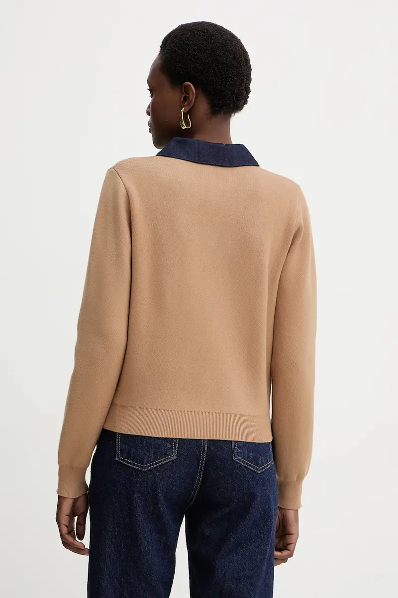 Morgan Cardigan Donna Beige 3575321 miniatura 3