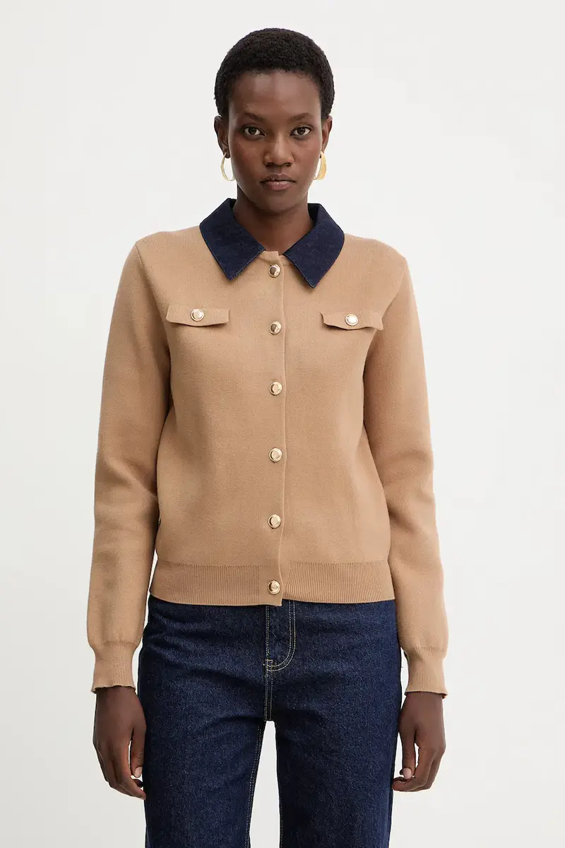 Morgan Cardigan Donna Beige 3575321