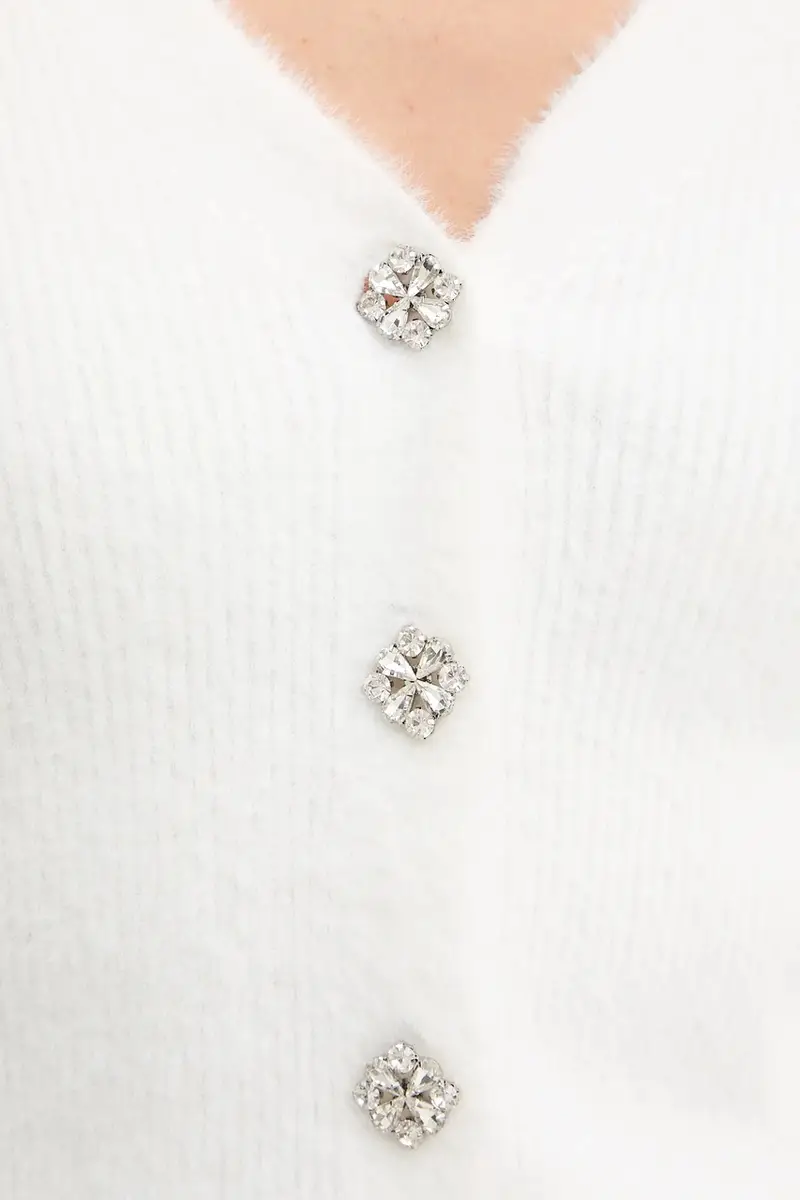 Morgan Cardigan Donna Bianco 3918616 miniatura 5