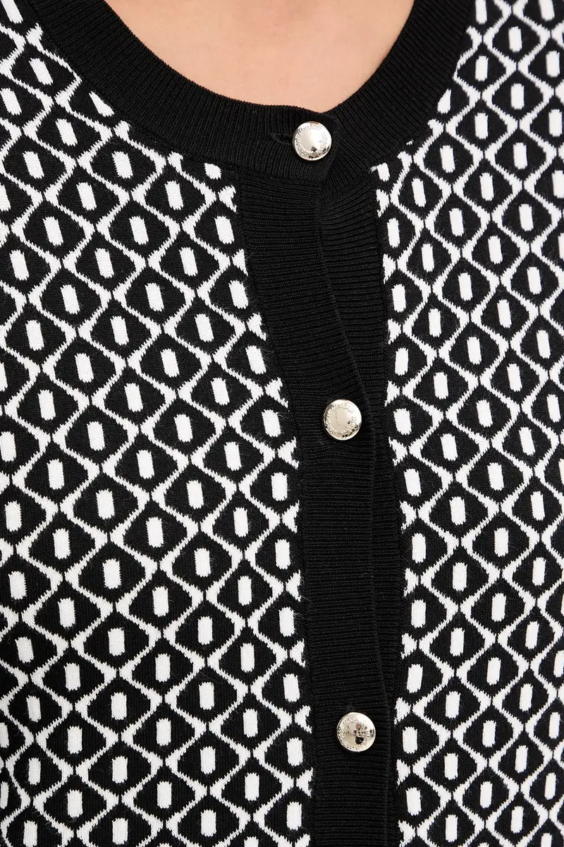 Morgan Cardigan Donna Nero 3647638 miniatura 5