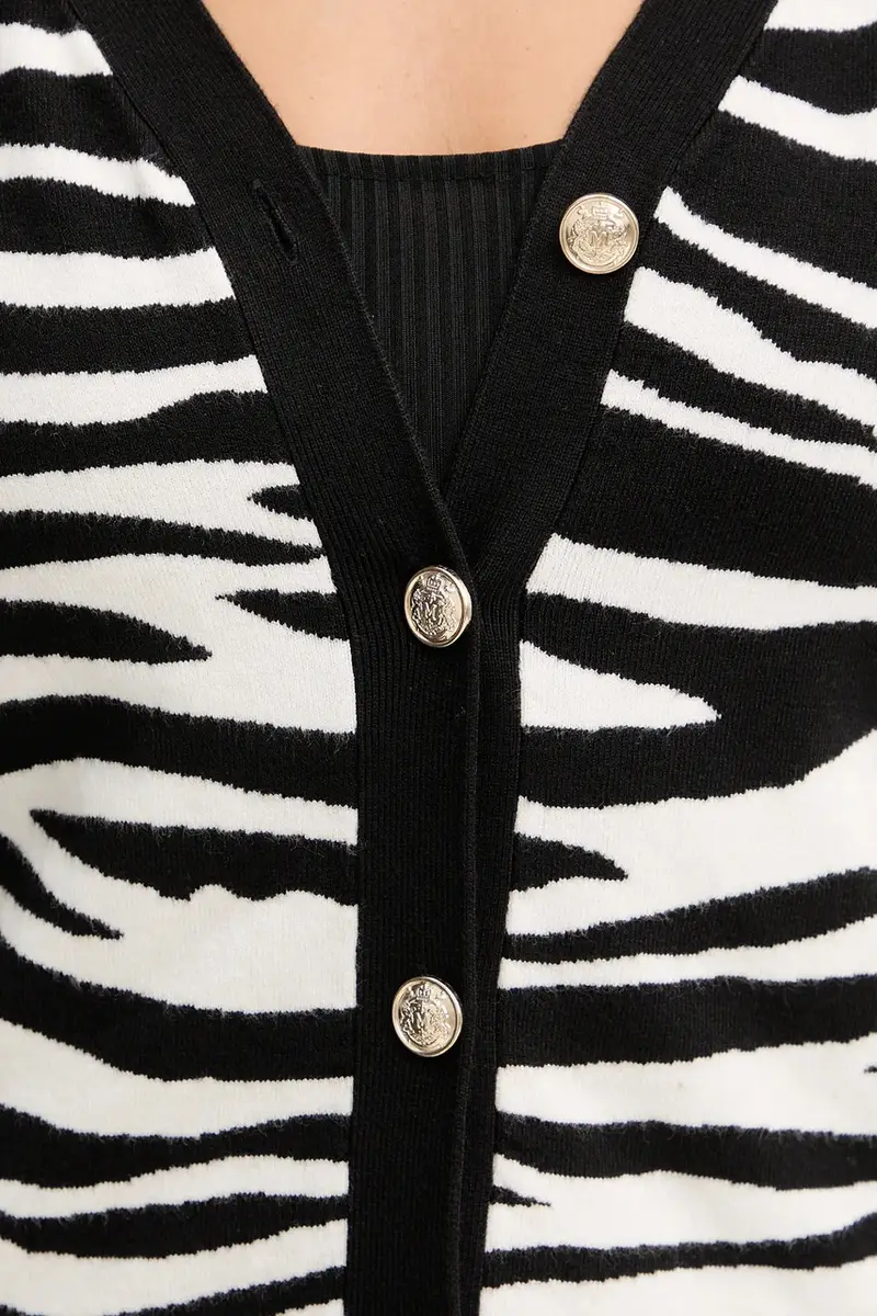 Morgan Cardigan Donna Nero 3647565 miniatura 5