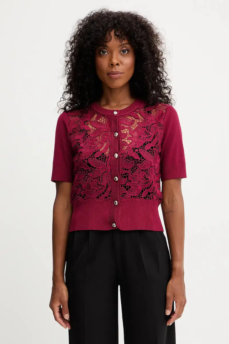 Morgan Cardigan Donna Rosso 3740163