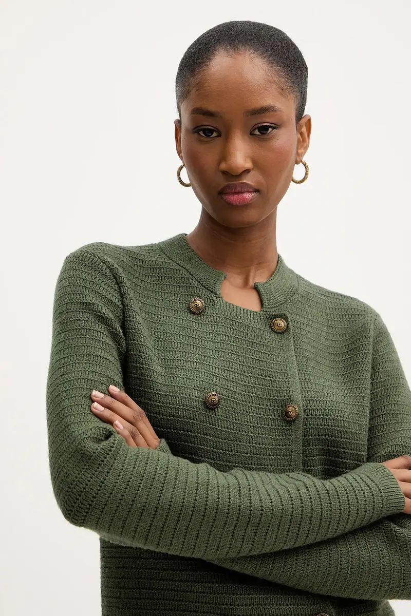 Morgan Cardigan Donna Verde 3921560 miniatura 4