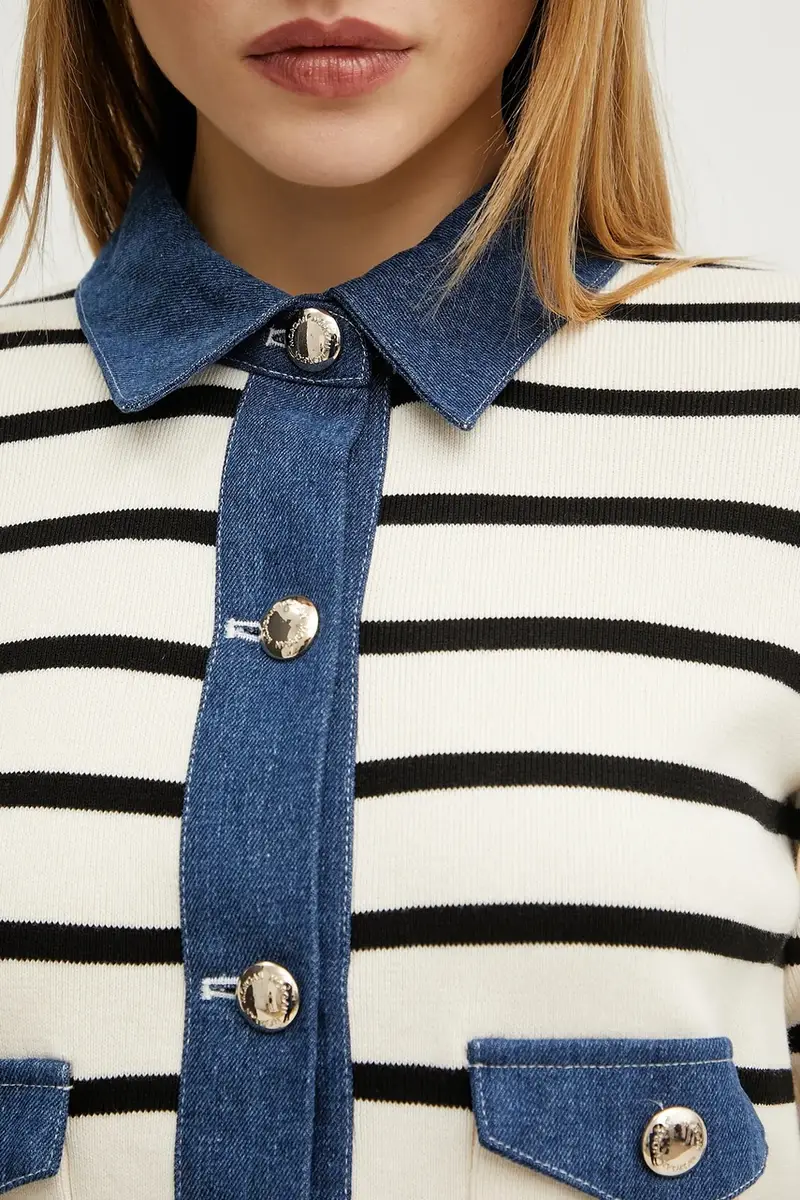 Morgan Cardigan Donna Beige 3292100 miniatura 5