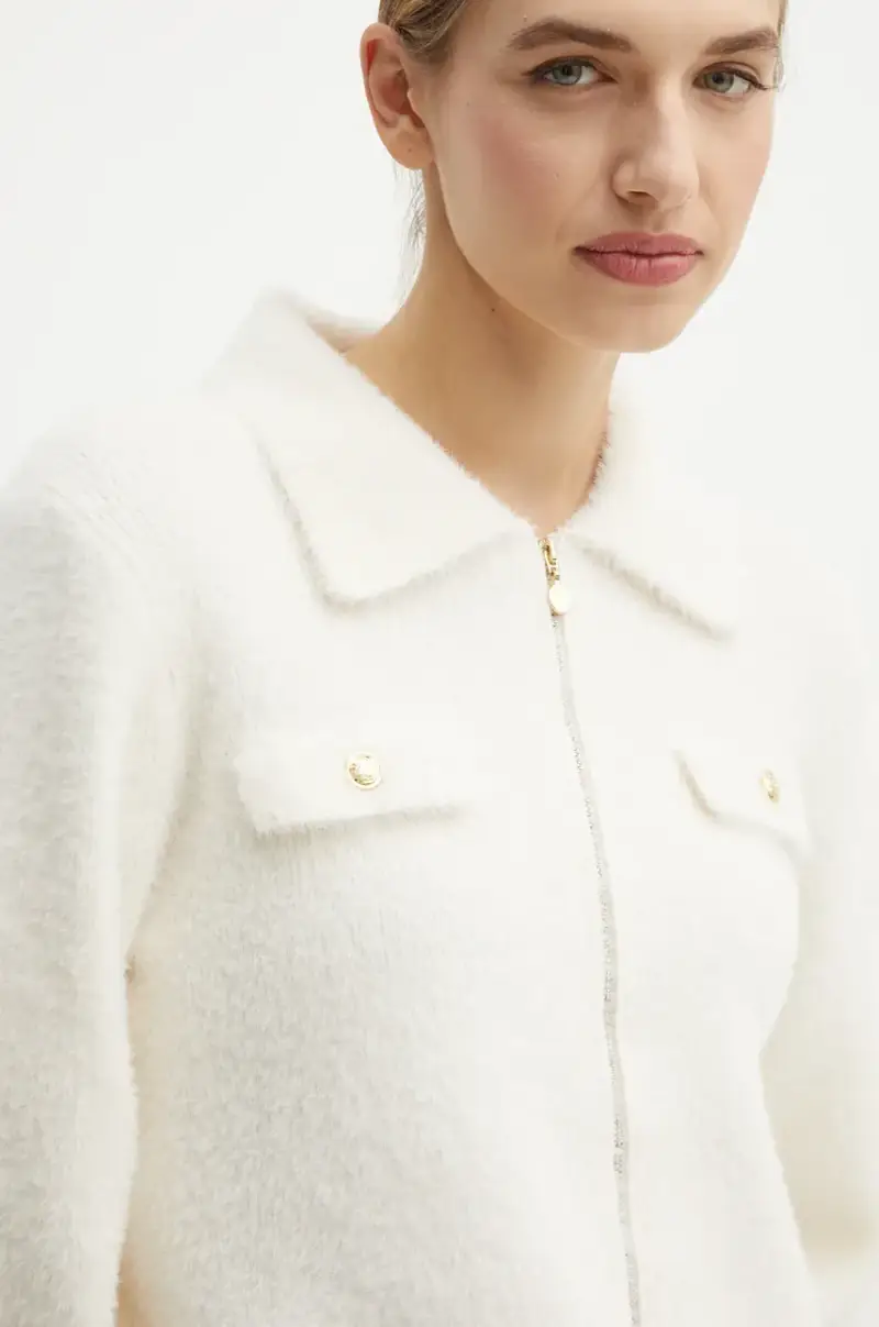 Morgan Cardigan Donna Beige 3121054 miniatura 4