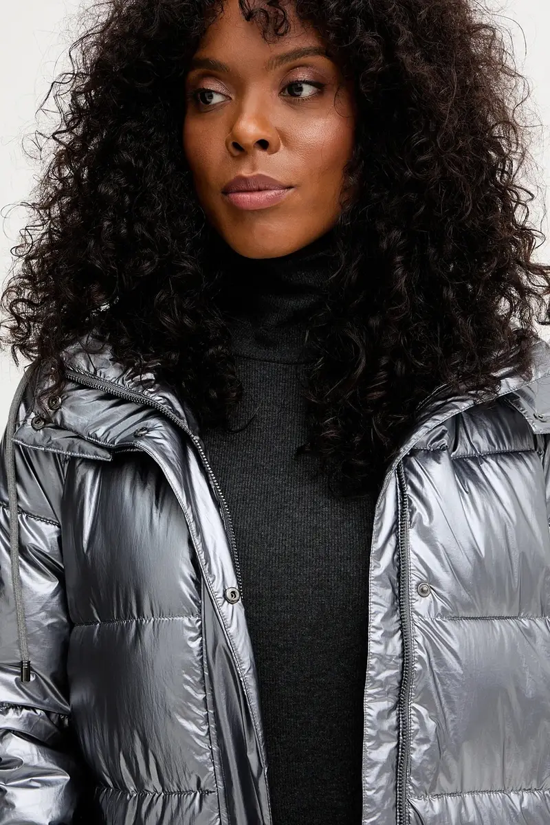 giacca colore argento GDONA miniatura 5