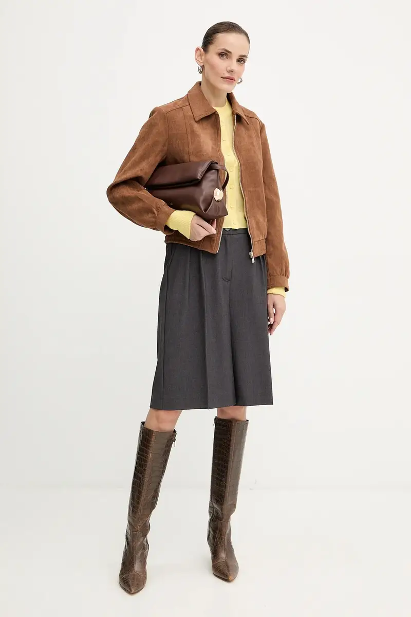 giacca colore marrone GPOKEL miniatura 2