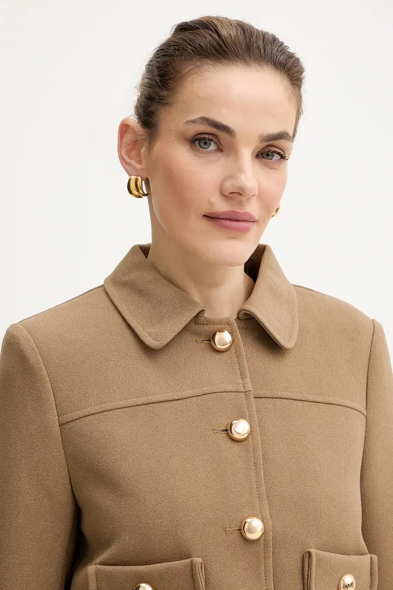 giacca colore marrone VCELIN miniatura 4