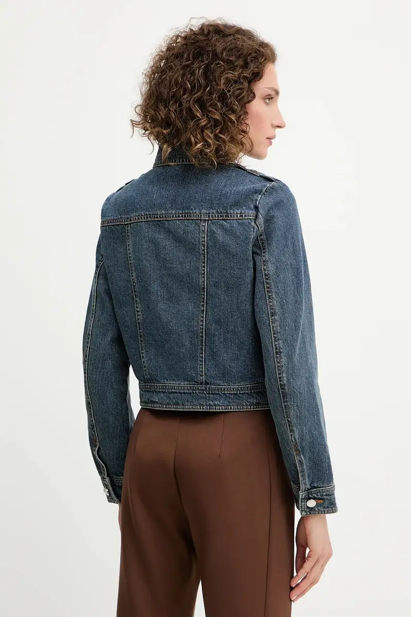 giacca di jeans colore blu GPERF miniatura 3