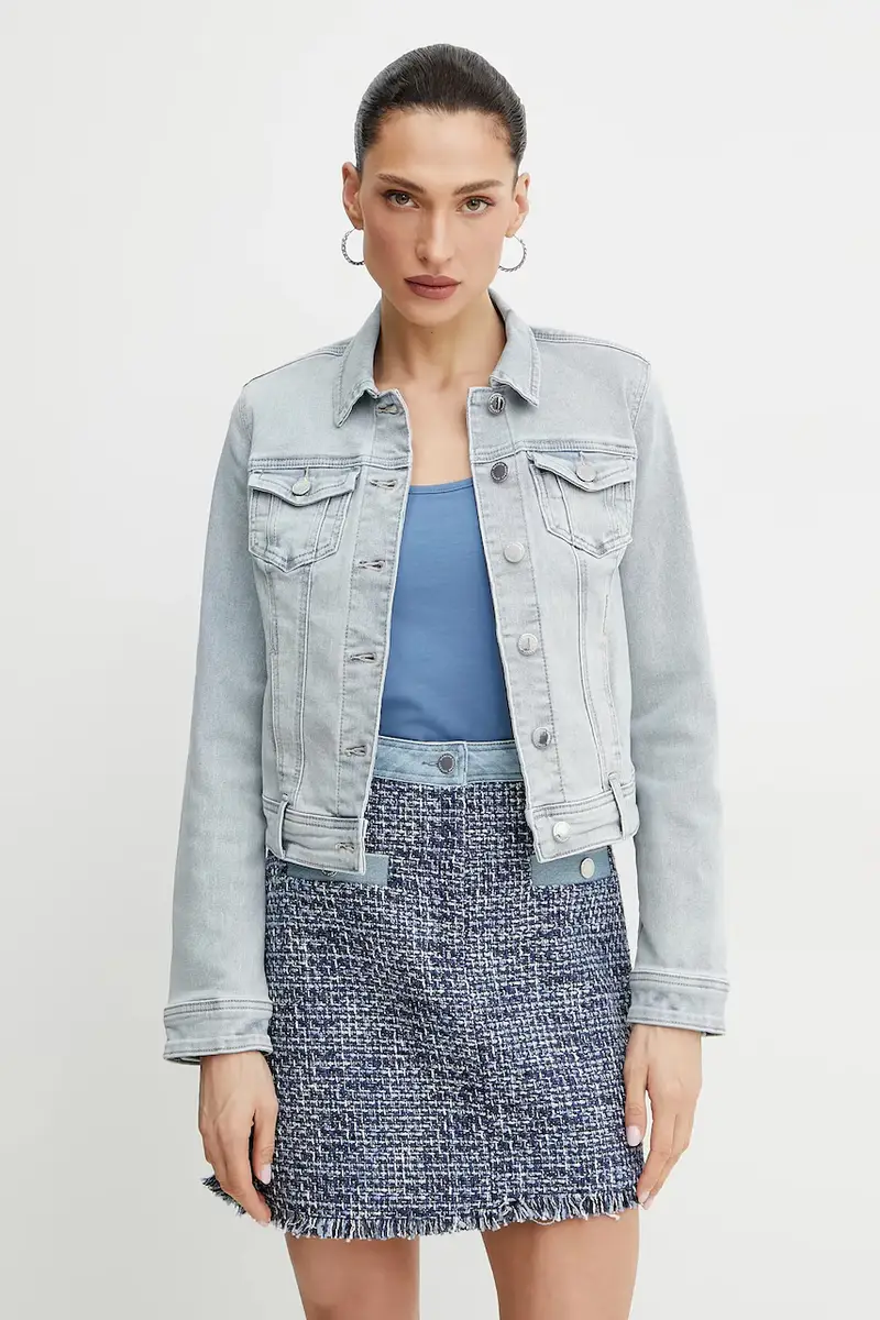 giacca di jeans VPOMI colore blu VPOMI