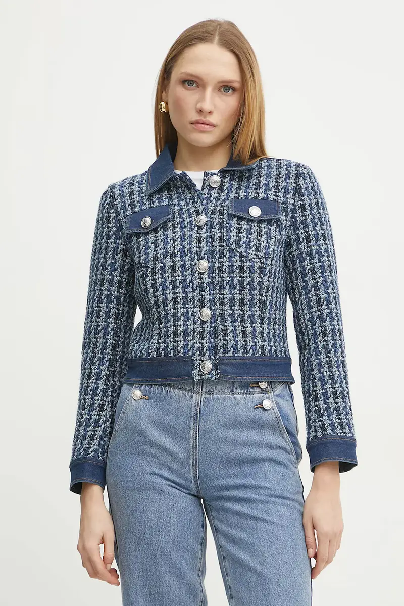 giacca in misto lana VIKI colore blu VIKI