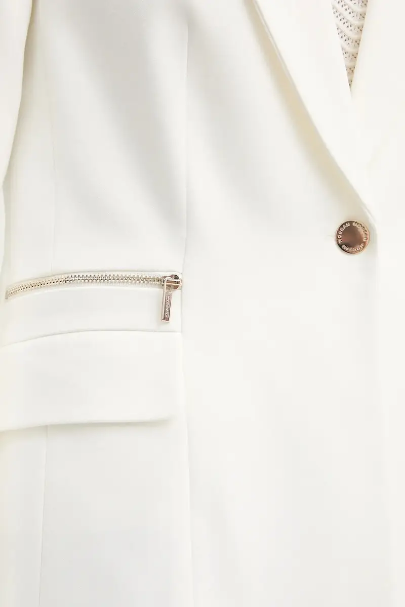 giacca VBEKA.F colore nero VBEKA.F Bianco miniatura 5