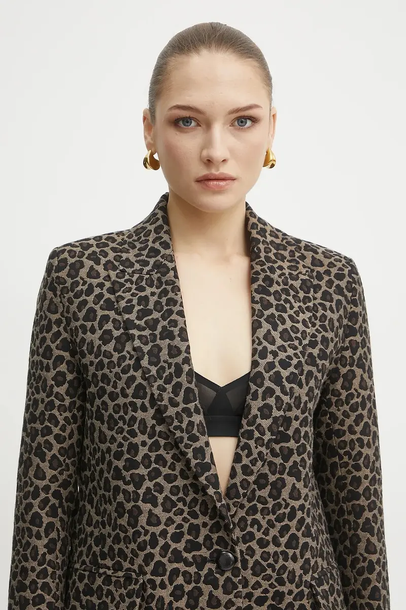 giacca VBILI.F colore beige VBILI.F miniatura 4