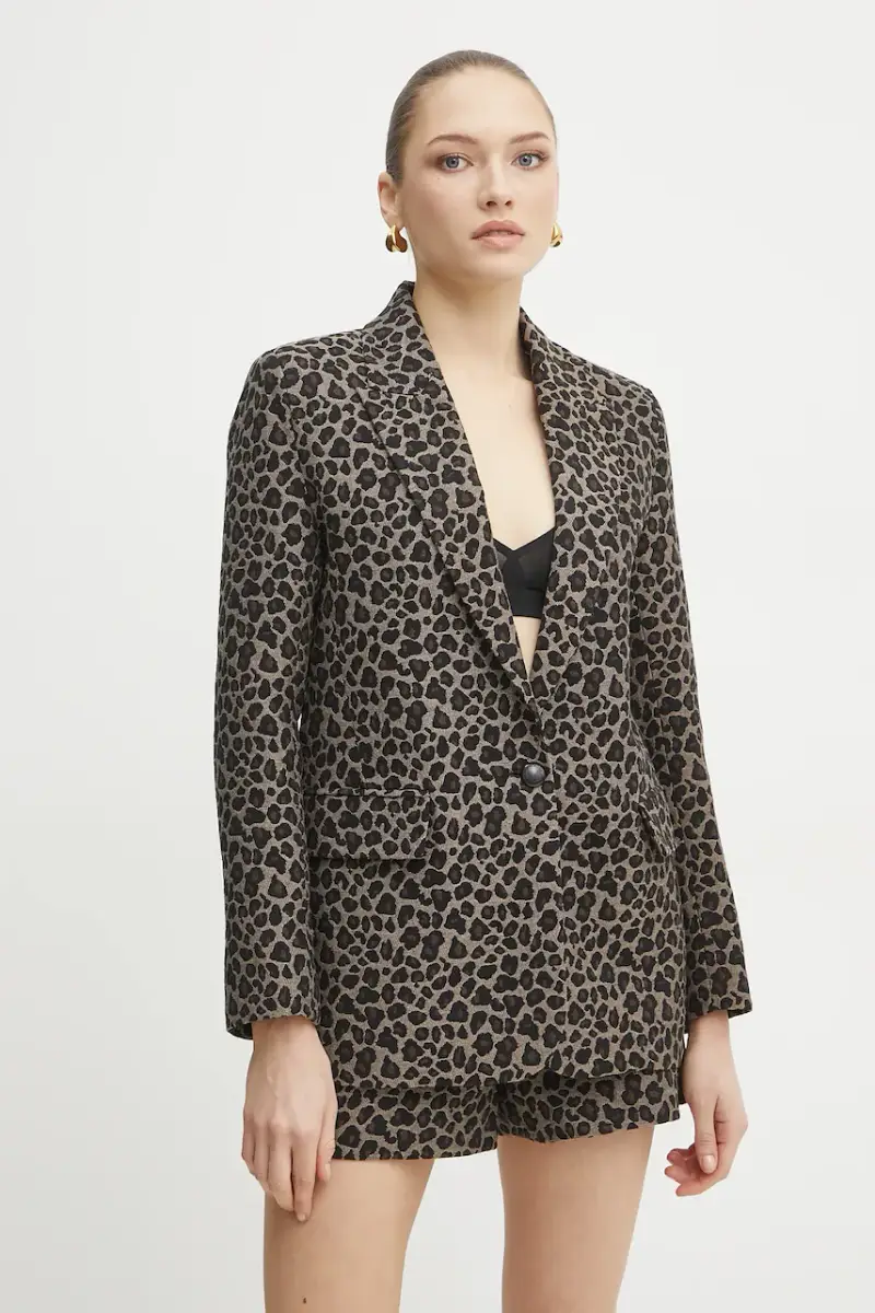 giacca VBILI.F colore beige VBILI.F