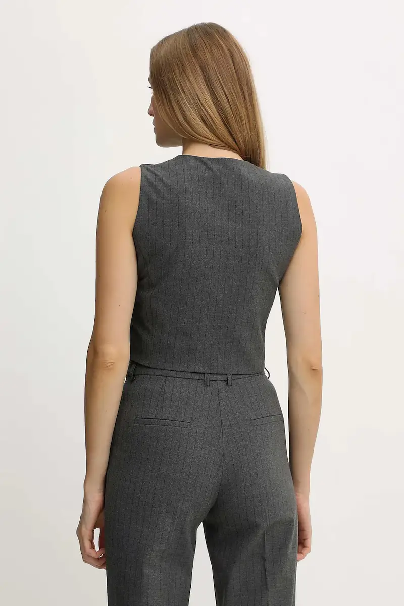 gilet colore grigio CBOKY.F miniatura 3